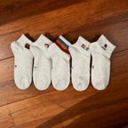 Xuancozy Women's Speckled Ankle Socks (5 Pairs) - Comfortable Daily Wear