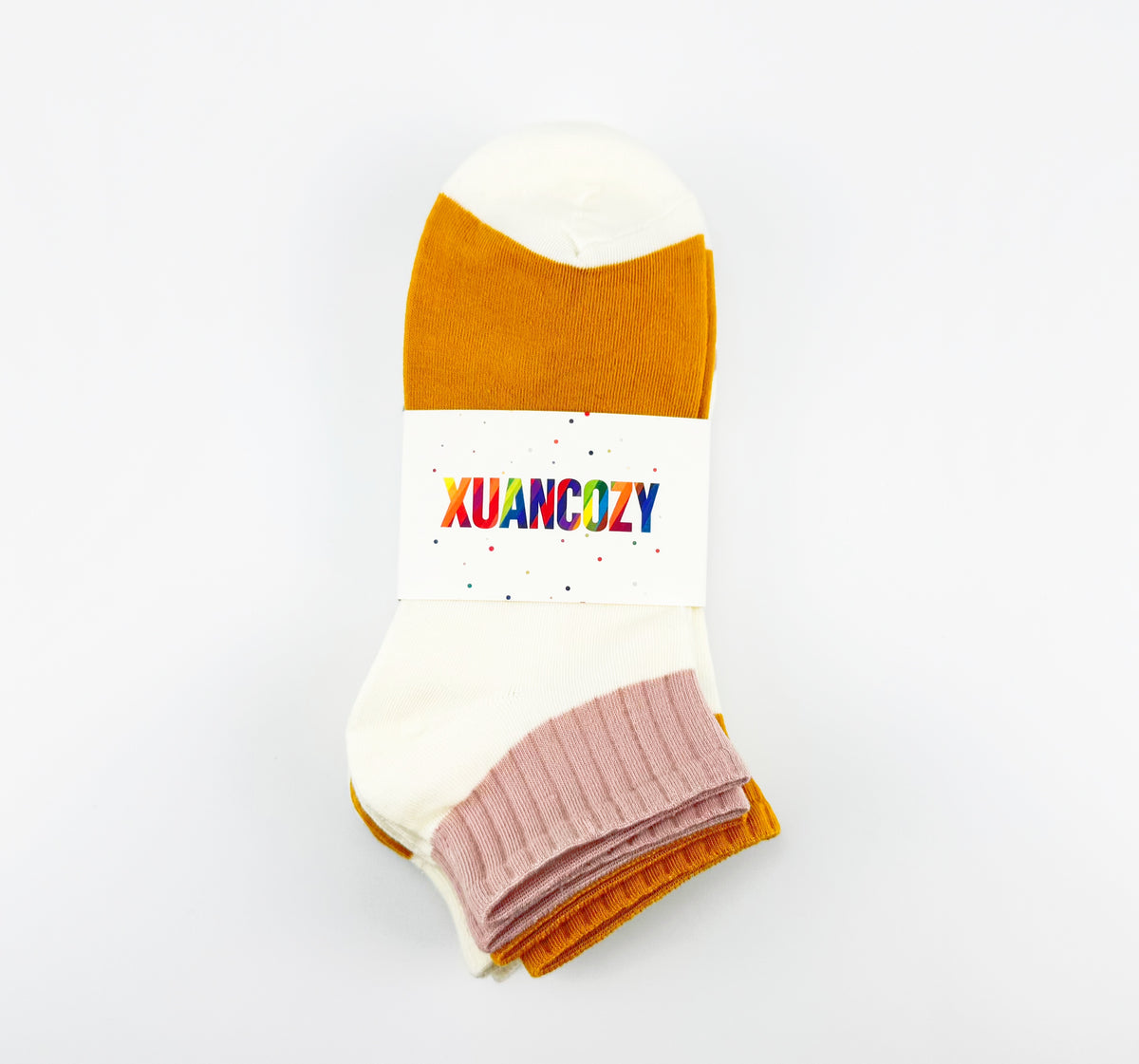 Pick Your Style-Women's Multicolor Ankle Socks(5 Pairs)-Comfortable Daily Wear-14 Designs Available