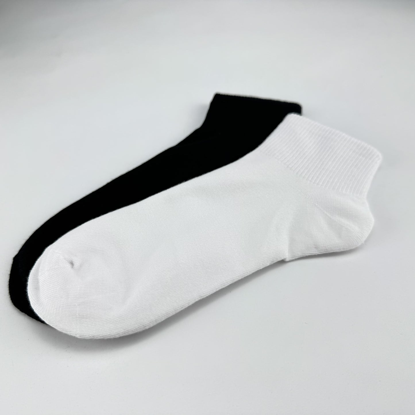 Xuancozy Women's White/Black Ankle Socks(10 Pairs)-Comfortable Daily Wear