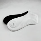 Xuancozy Women's White/Black Low Ankle Socks(10 pairs)-Comfortable Daily Wear