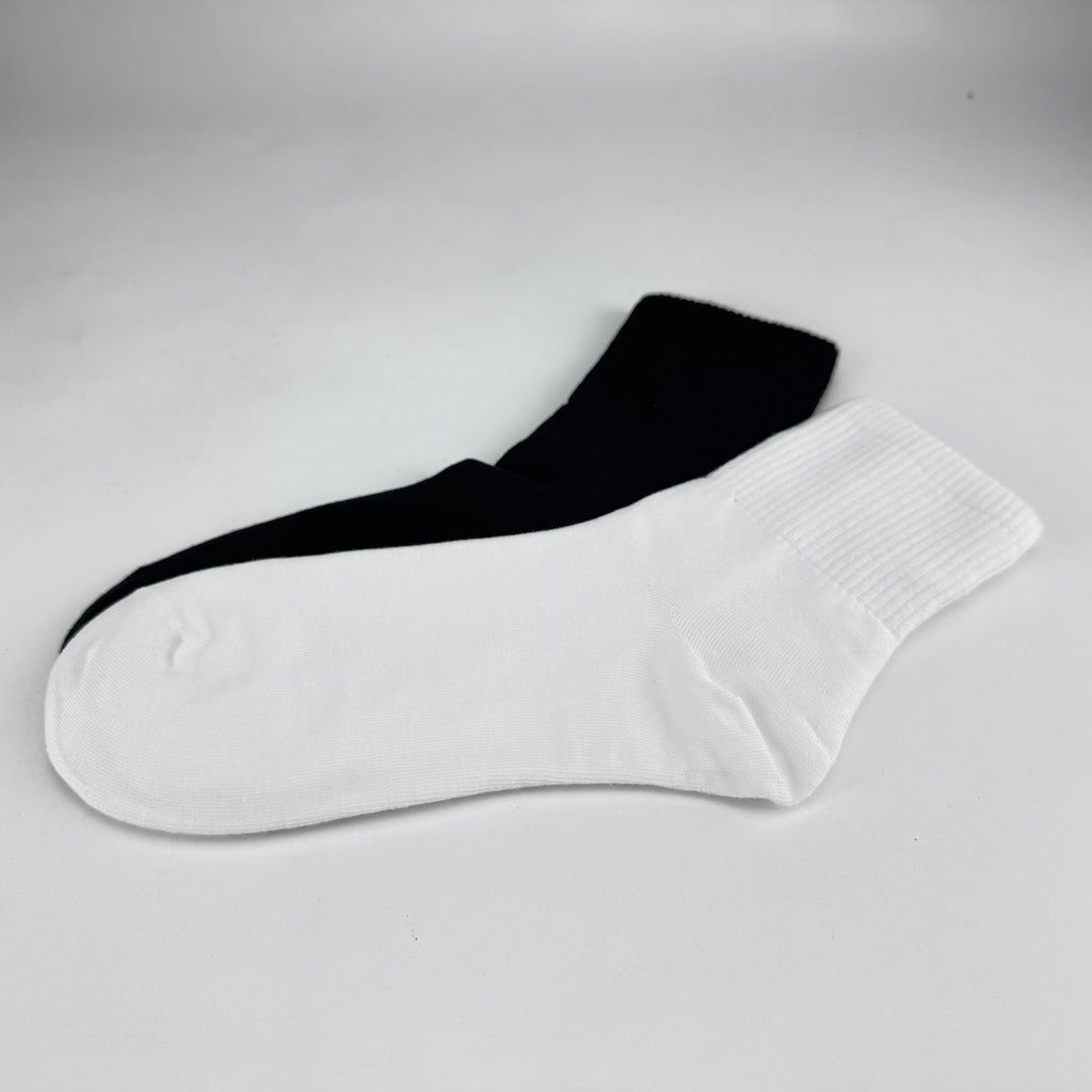 Xuancozy Women's White/Black Quarter Socks(10 pairs)-Comfortable Daily Wear