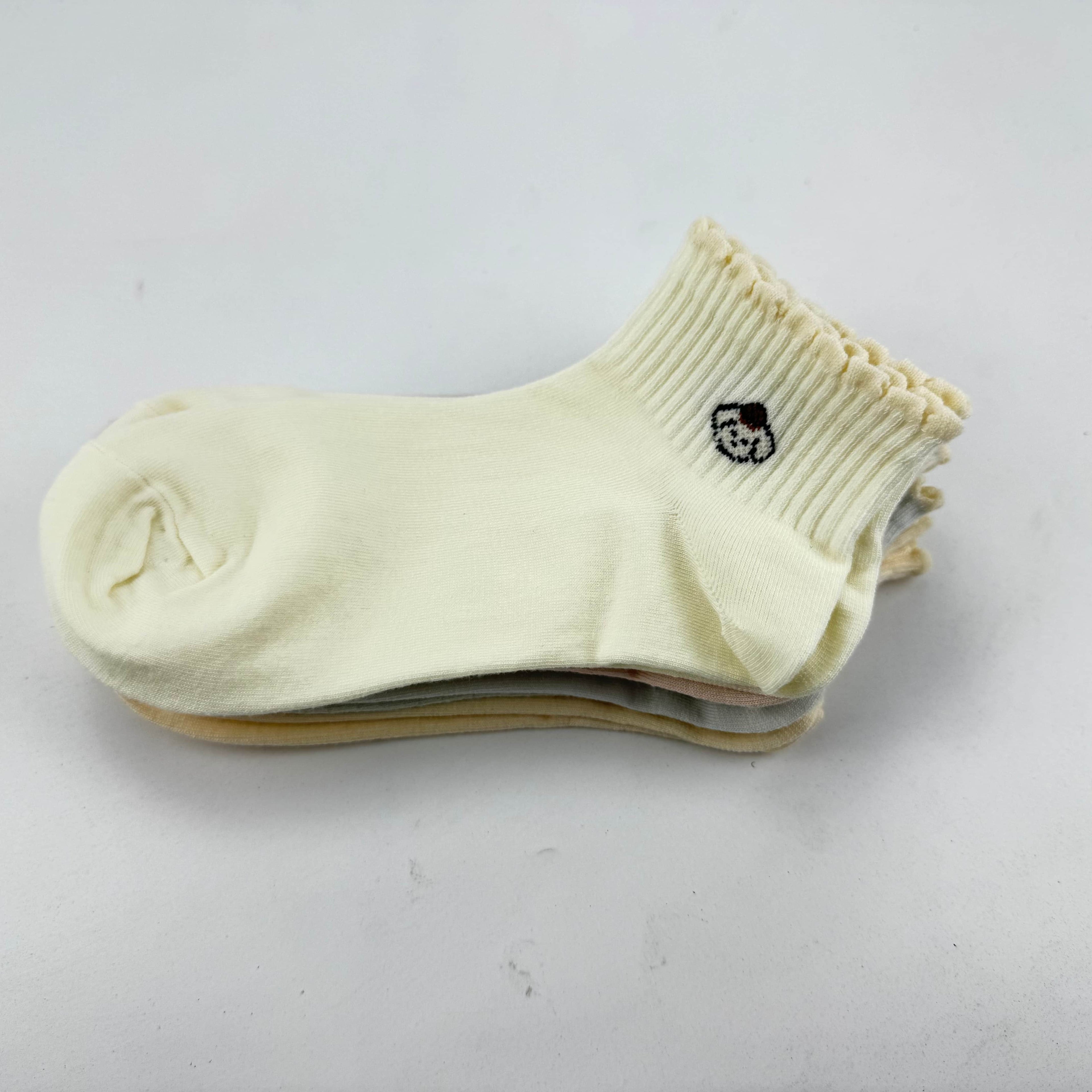 Xuancozy Women's Minimalist Ankle Socks(5 Pairs)-Comfortable Daily Wear