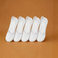 Xuancozy Women's White/Black No Show Socks(10 pairs)-Comfortable Daily Wear