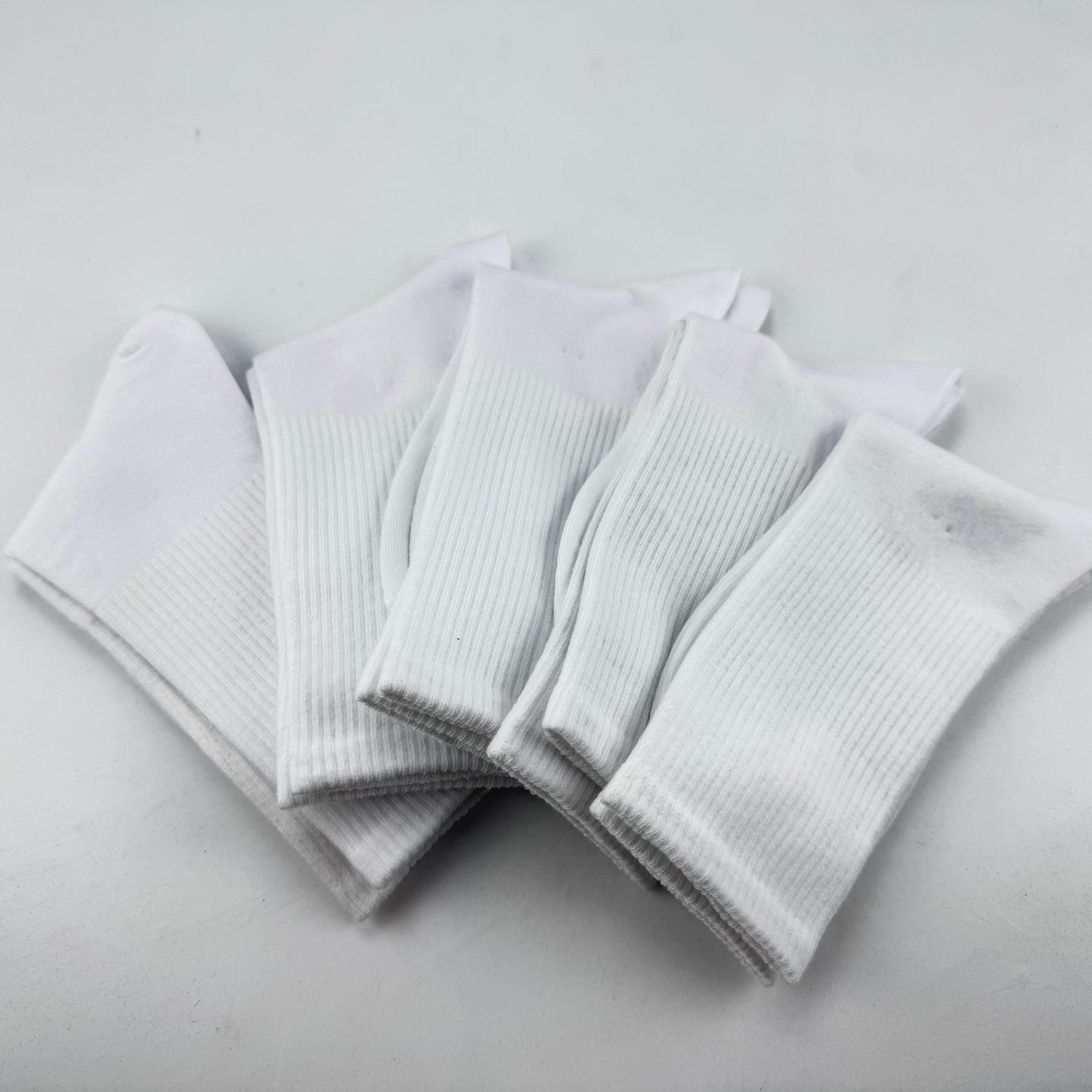 Xuancozy Women's White/Black Crew Socks(10 pairs)-Comfortable Daily Wear