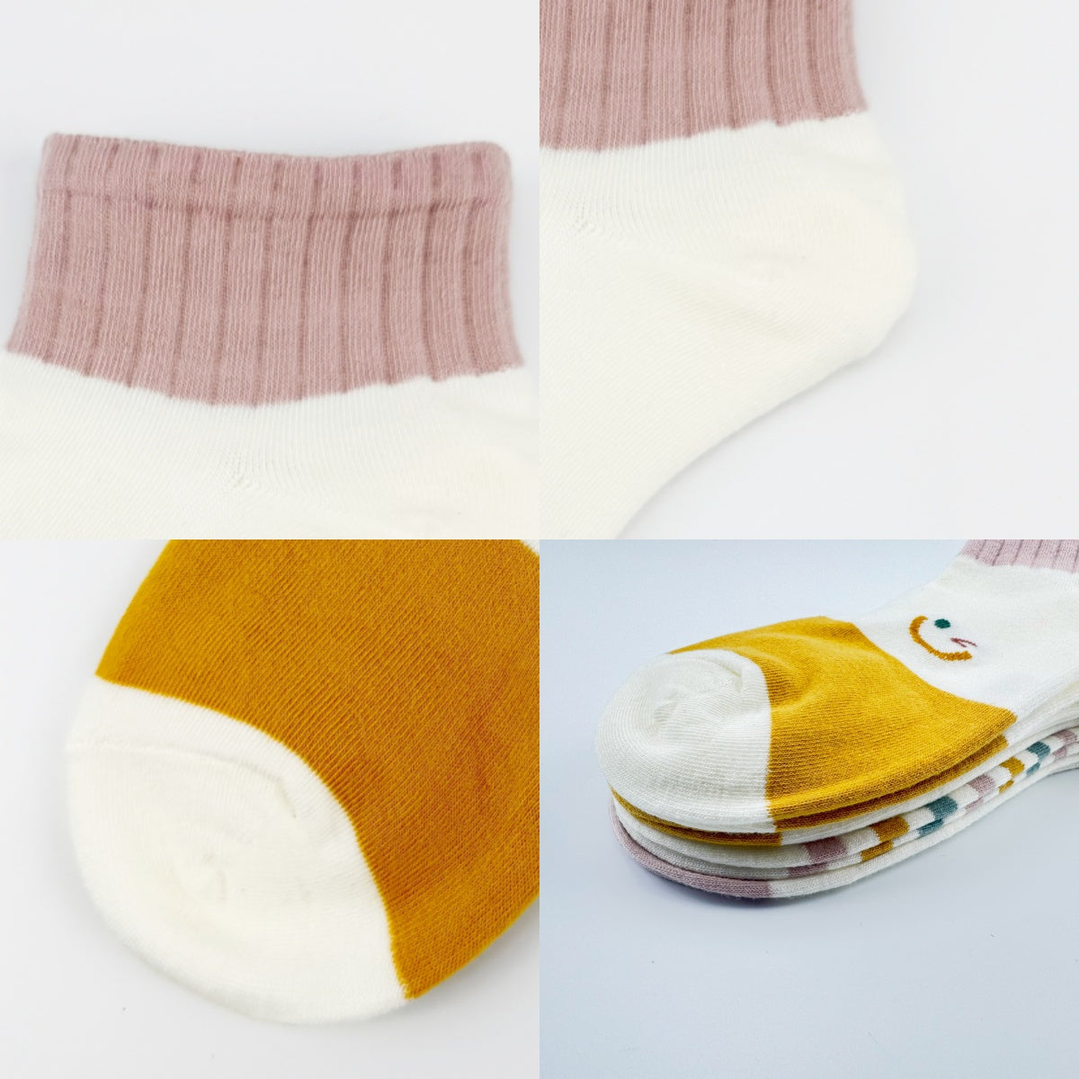 Pick Your Style-Women's Multicolor Ankle Socks(5 Pairs)-Comfortable Daily Wear-14 Designs Available