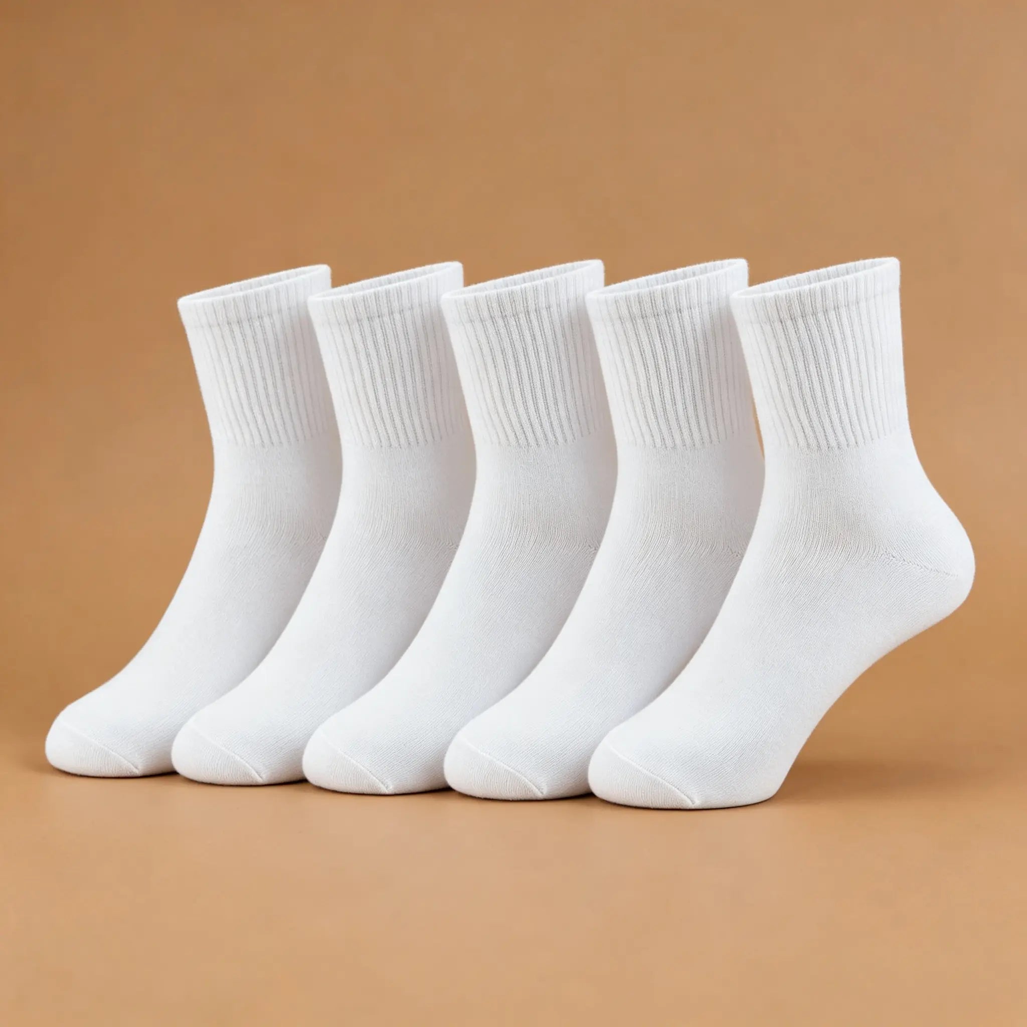 Xuancozy Women's White/Black Quarter Socks(10 pairs)-Comfortable Daily Wear