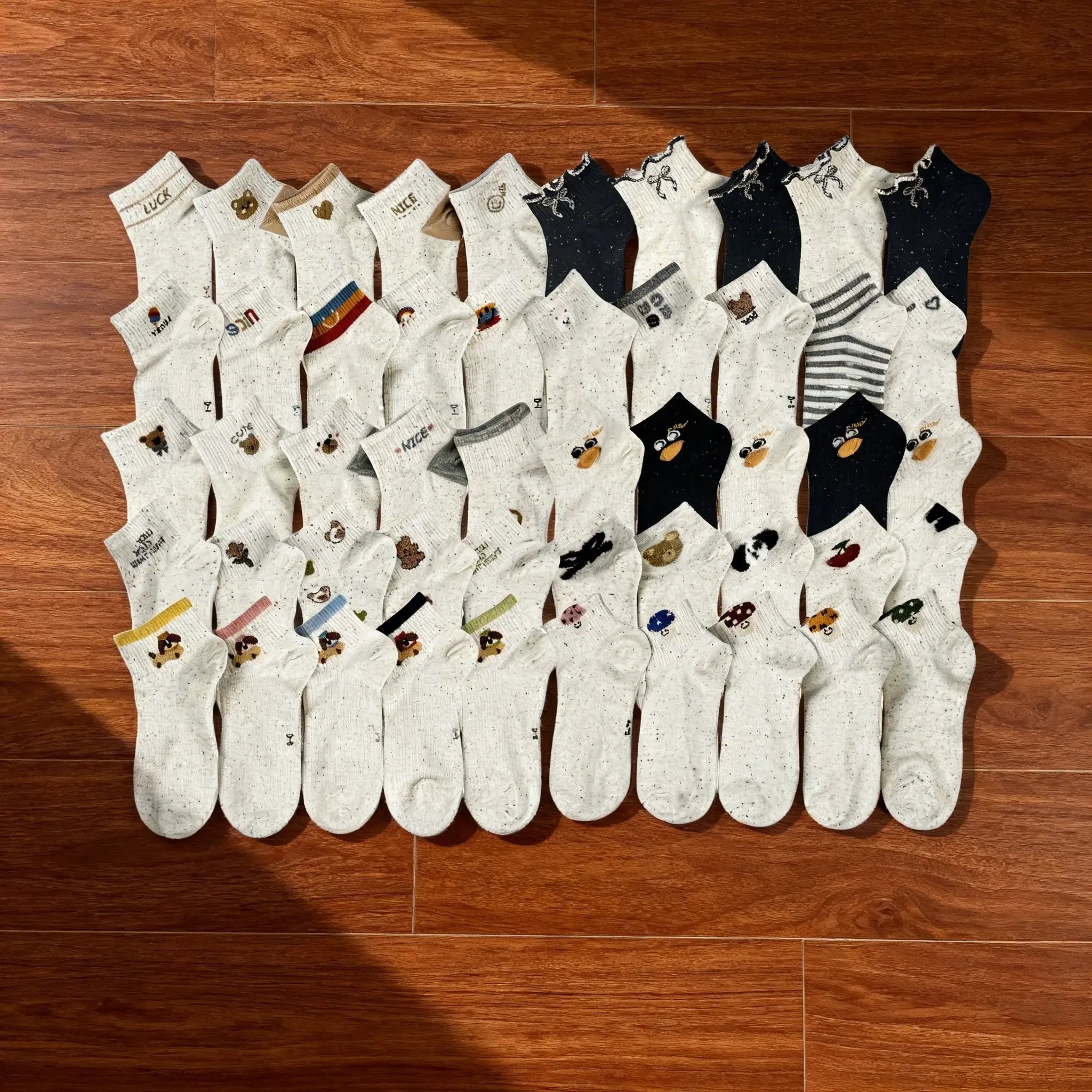 women's speckled ankle socks